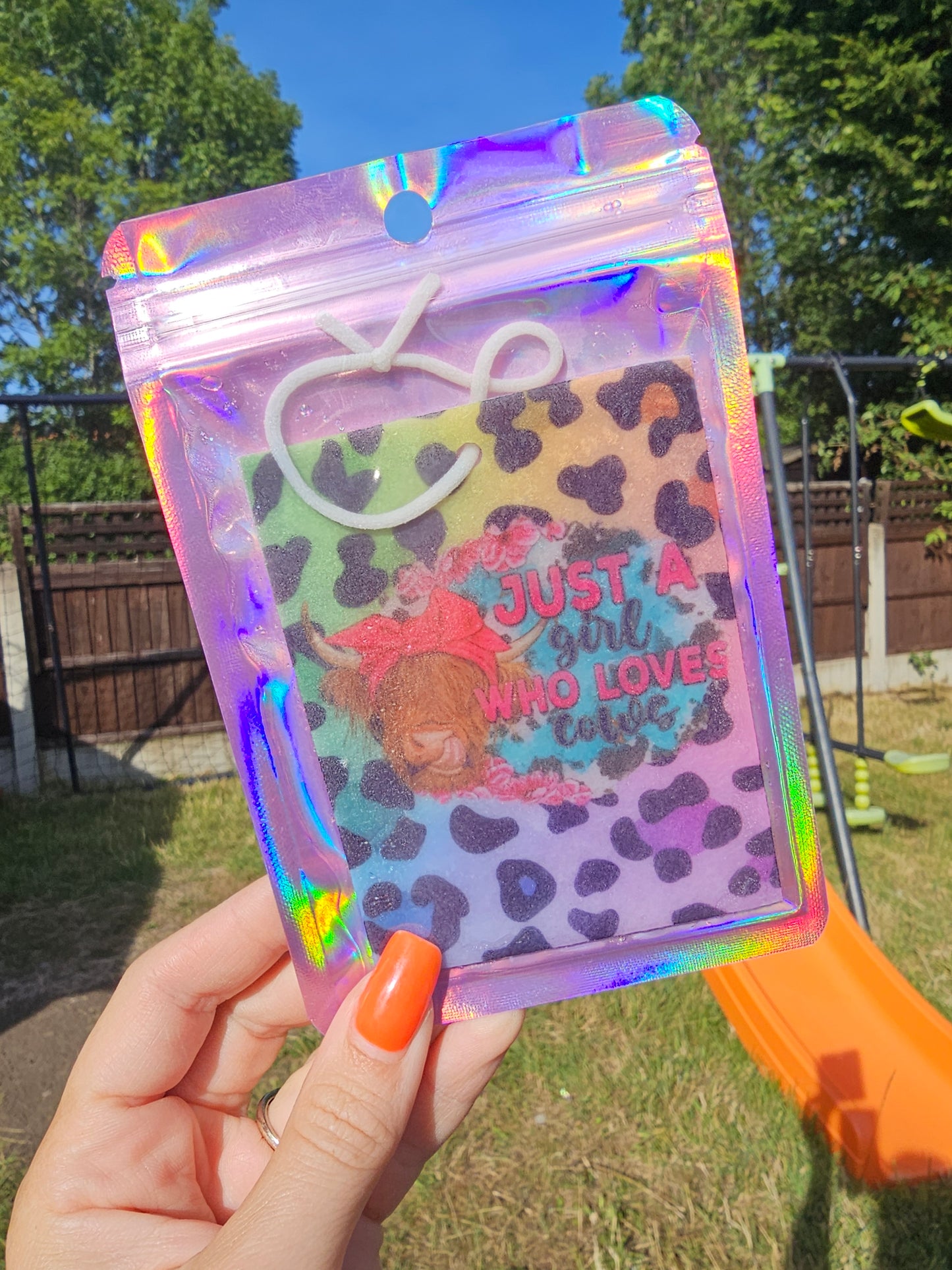 Enchanted wildflowers Car Air Freshener Pad Choose Your Design