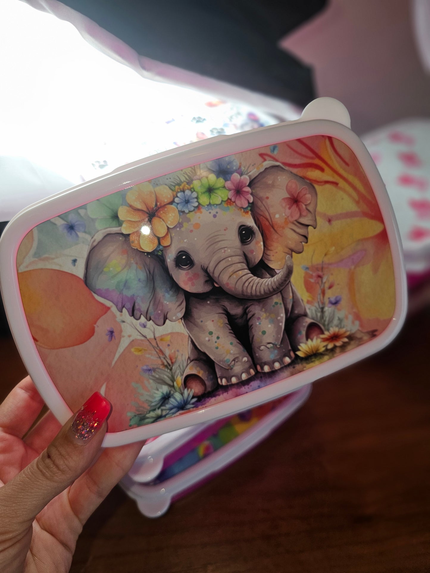 Pink Lunch Boxes