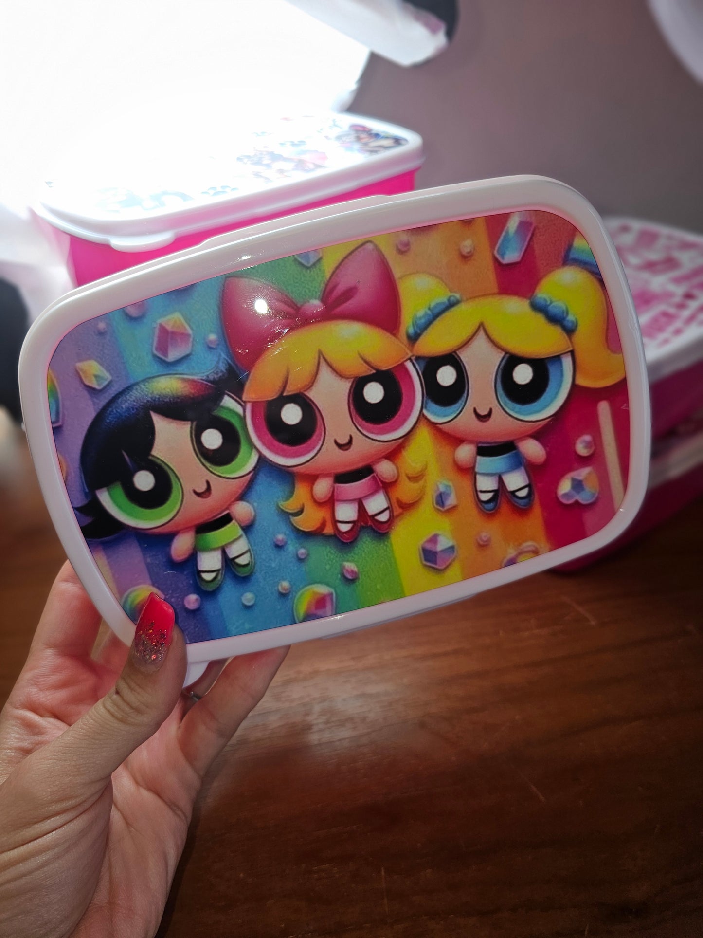 Pink Lunch Boxes
