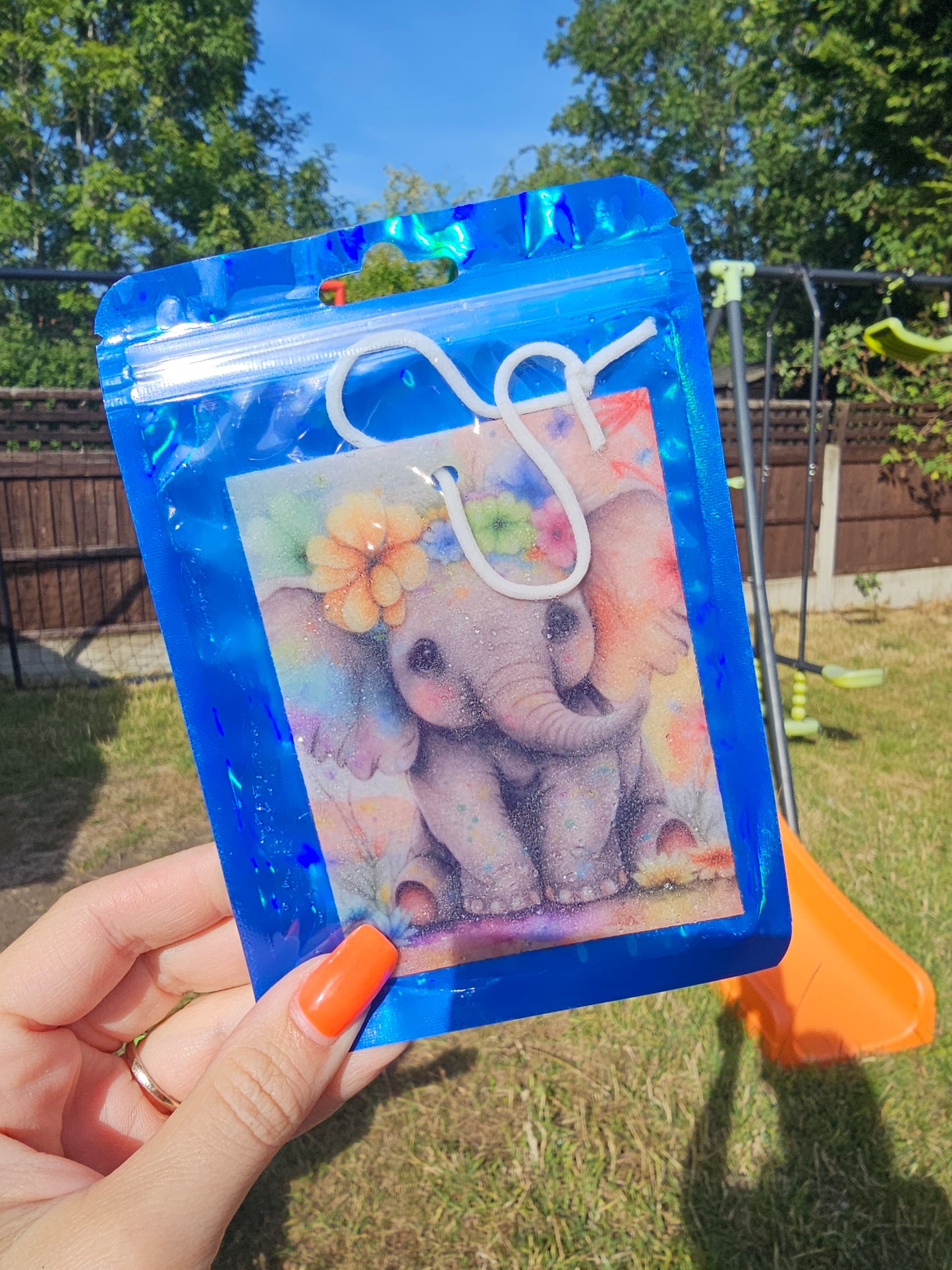 Enchanted wildflowers Car Air Freshener Pad Choose Your Design