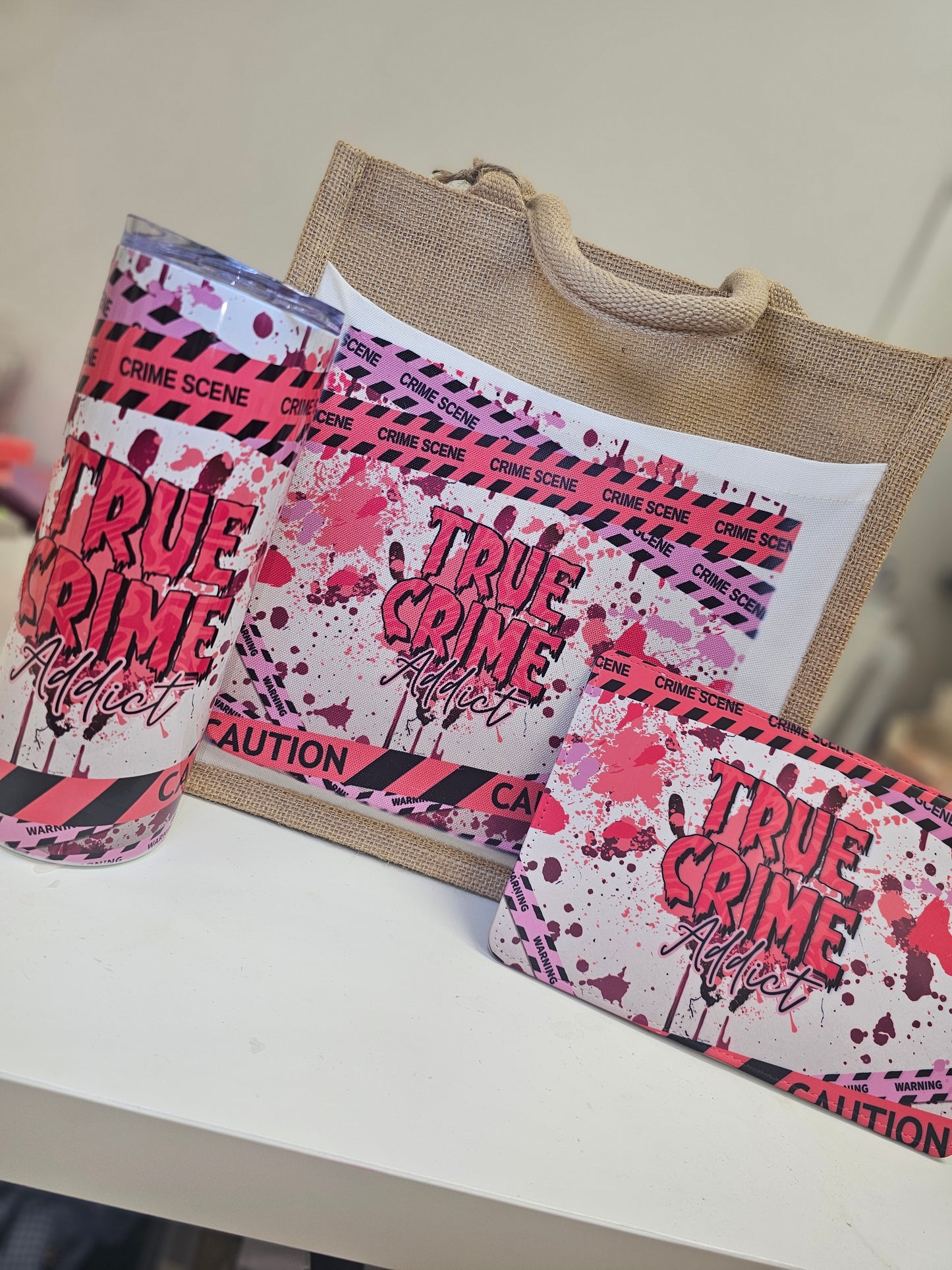 True Crime Bundle (Bag, Passport Holder and 20oz Tumbler) RRP £32