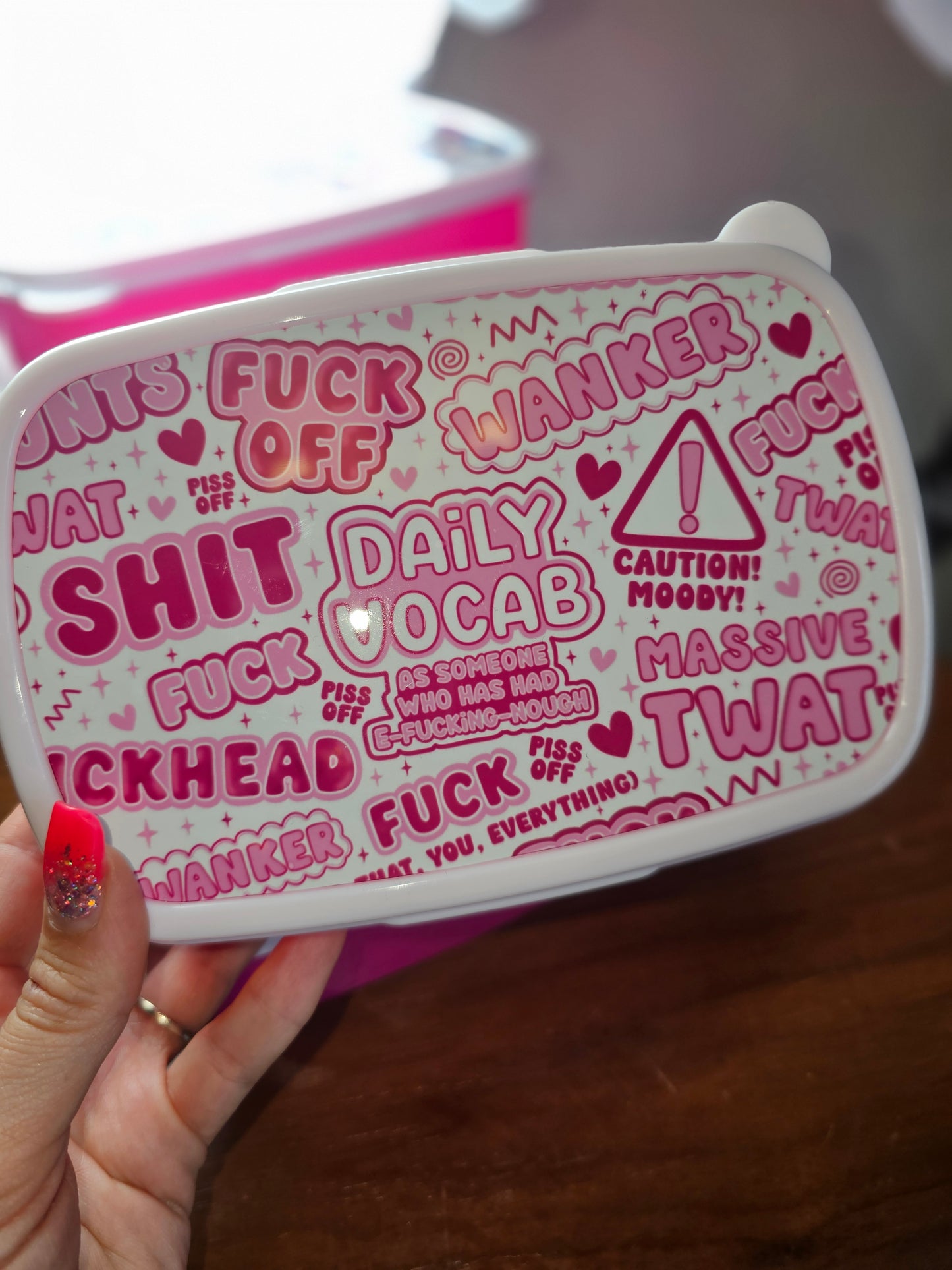 Pink Lunch Boxes
