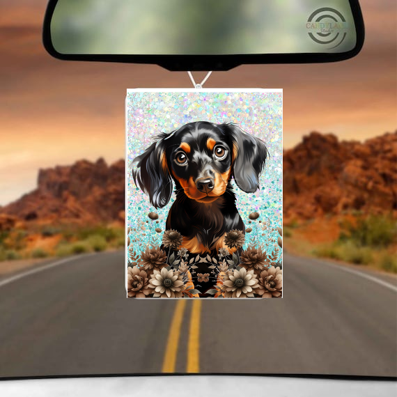 Enchanted wildflowers Car Air Freshener Pad Choose Your Design
