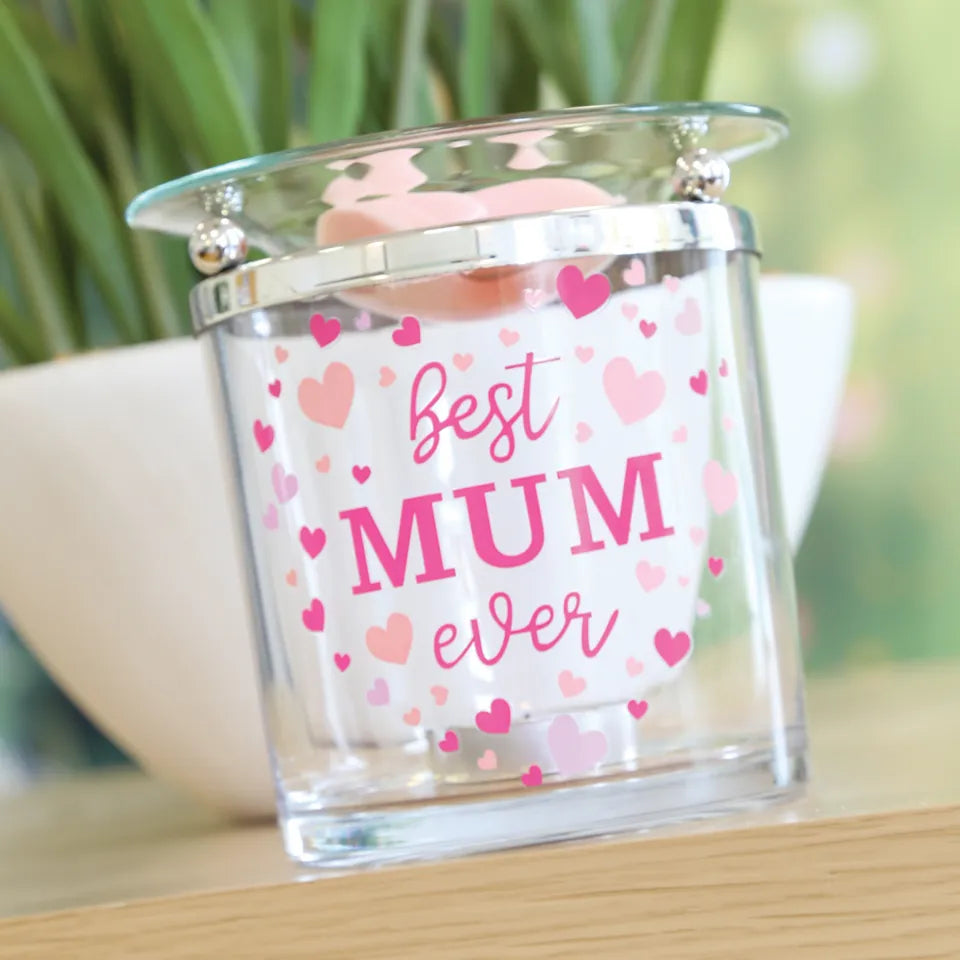 Best Mum Tealight Wax Burner 10cm
