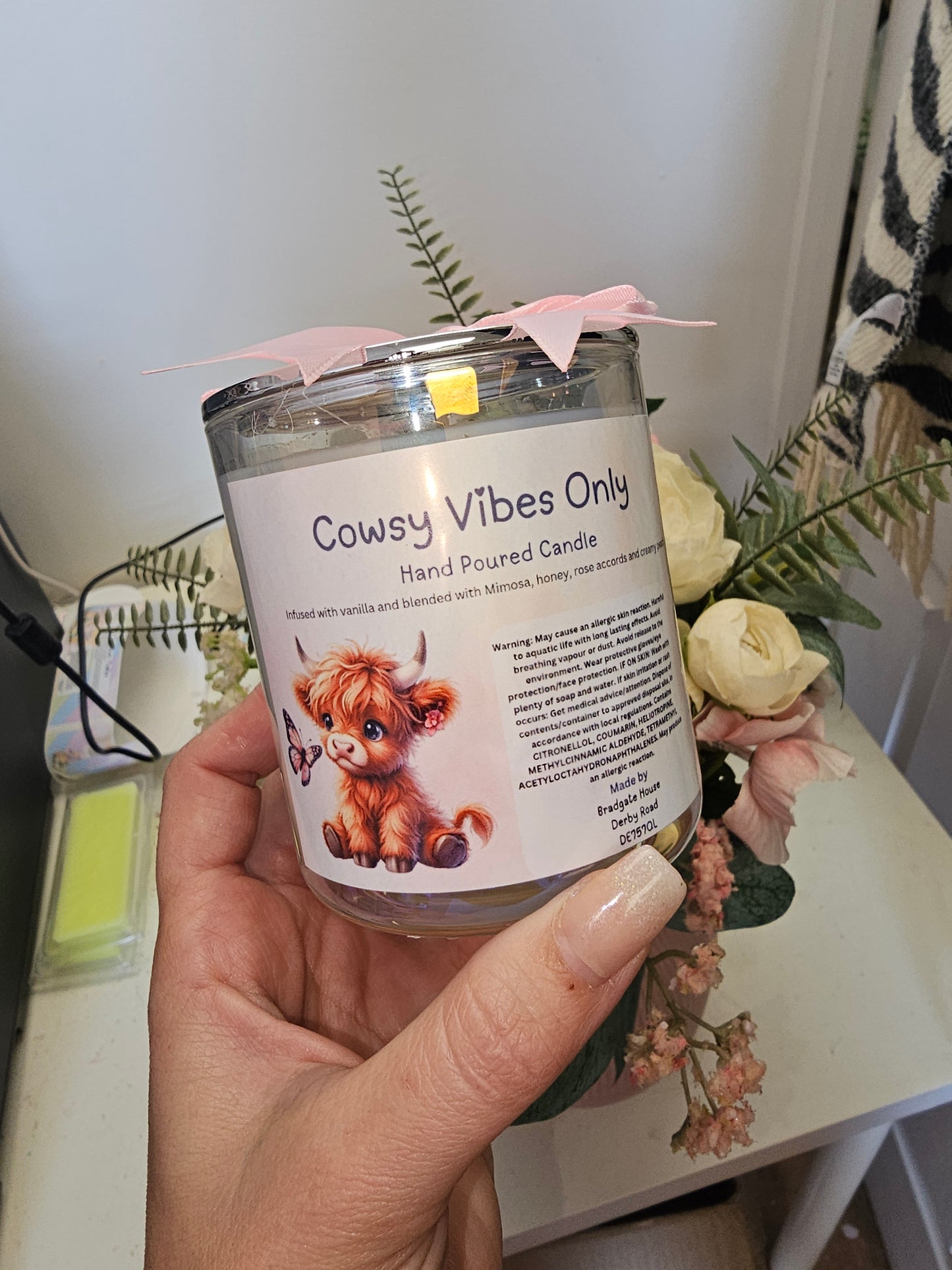 Cowsy Vibes Only Candle