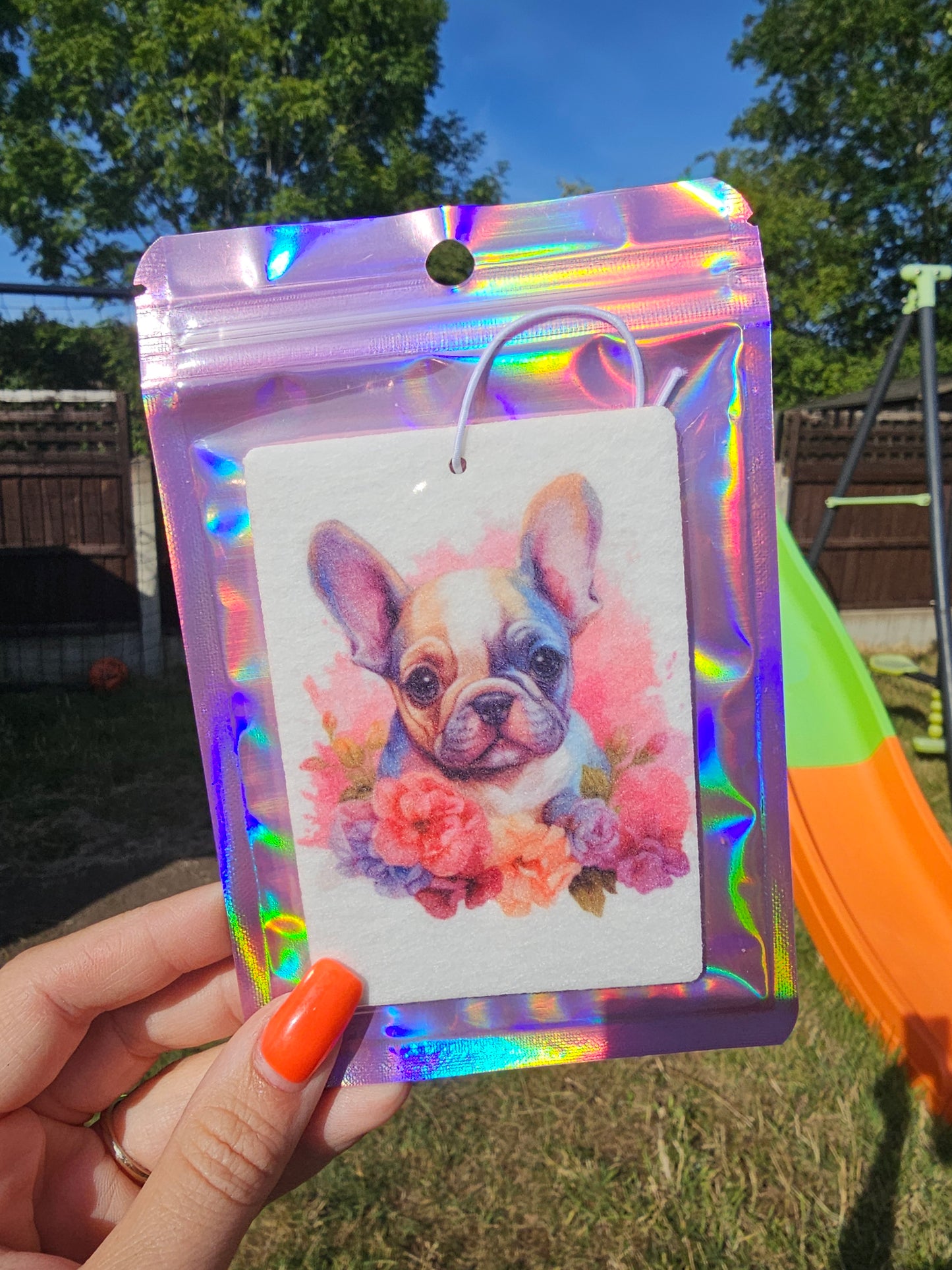 Enchanted wildflowers Car Air Freshener Pad Choose Your Design