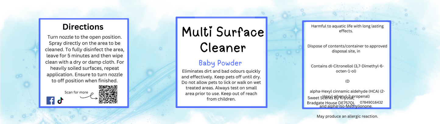 500ml Multi Surface Cleaner