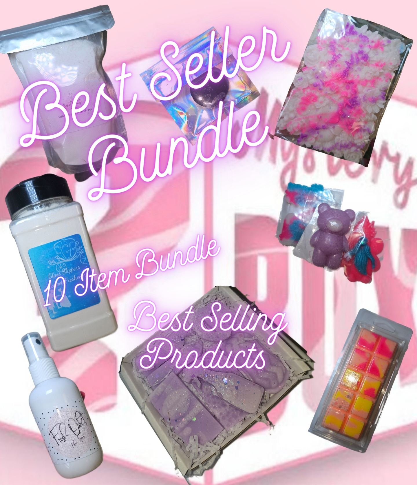 Mystery Best Seller Bundle Worth £35 Hoover Discs, Wax Melts, Room Spray Carpet Freshener, Sink Fizz