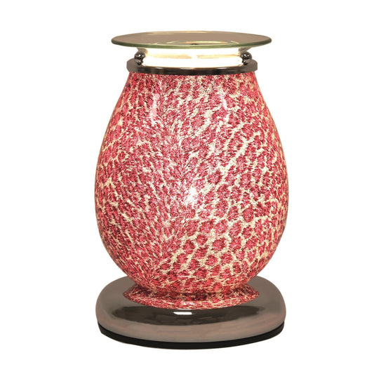 Pink Leopard Print Electric Wax Burner