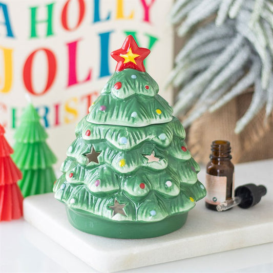 Green Christmas Tree Burner + 5 Free Wax Melts