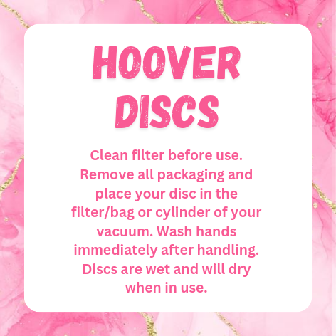 Scented Hoover discs
