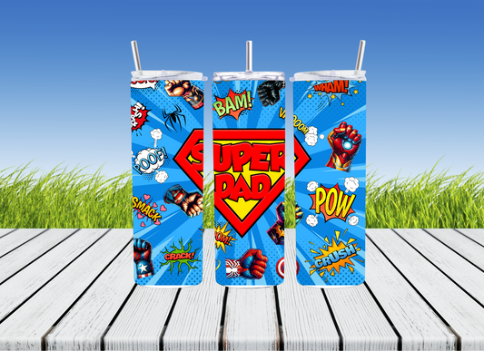 Super Dad Stainless Steel 20oz Tumbler