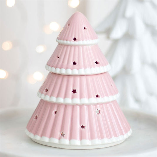 Pink Christmas Tree Burner + 5 Free Wax Melts