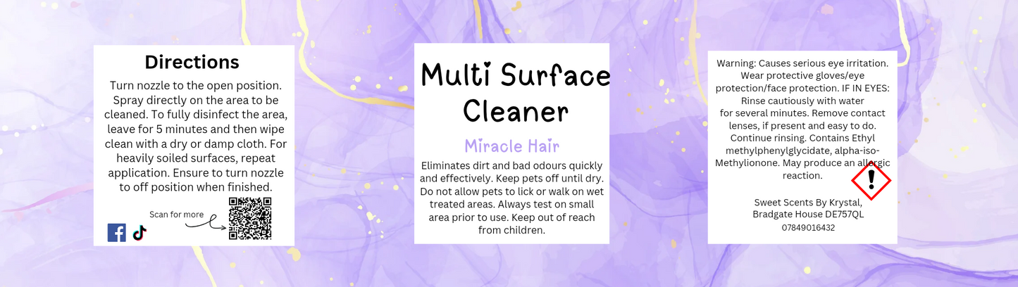 500ml Multi Surface Cleaner