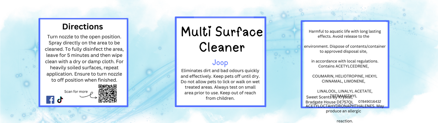 500ml Multi Surface Cleaner