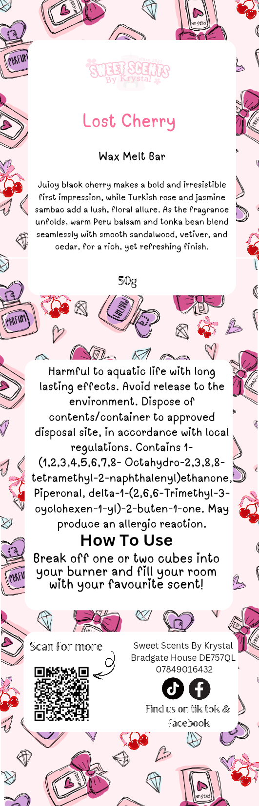 Lost Cherry 50g Snap Bar