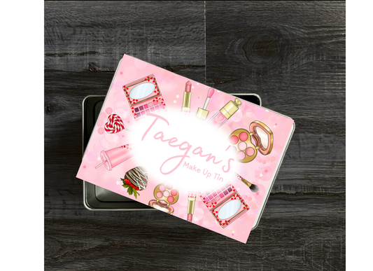 Personalised Plouise Make Up Tins