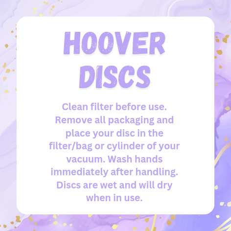 Scented Hoover discs