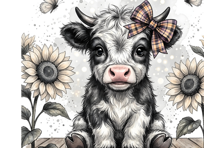 Highland cow tin & 10 Highland cow wax melts