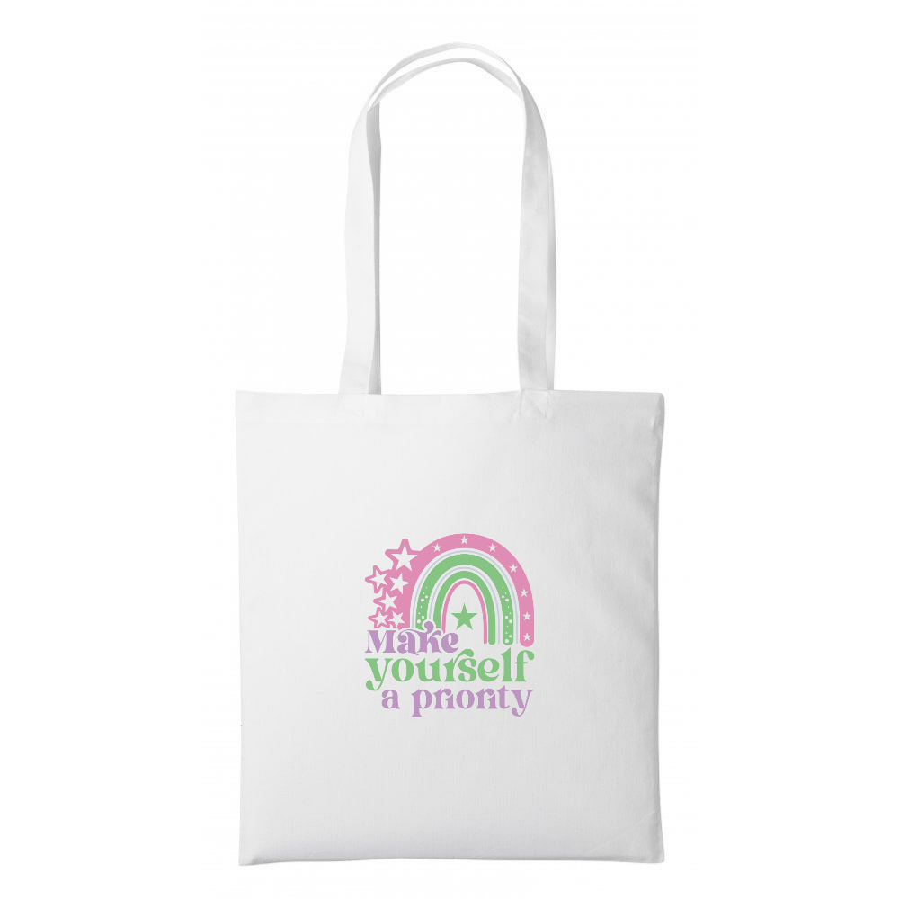 Make Yourself A Priority Tote Bag 38 x 42cm