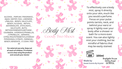 100ml Body Mists