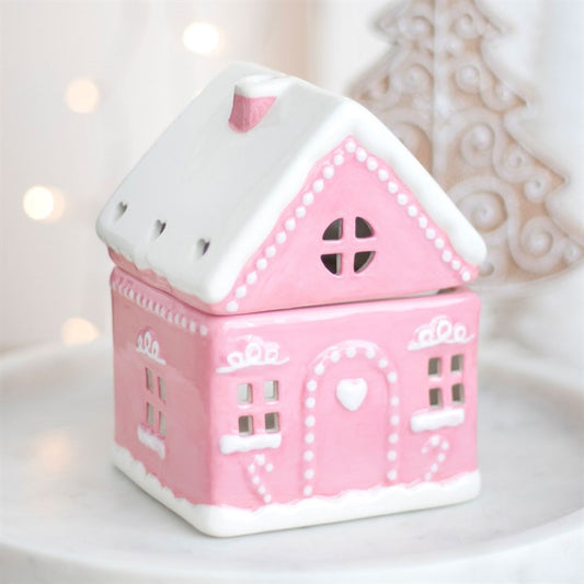 Pink Gingerbread House Burner + 5 Free Wax Melts