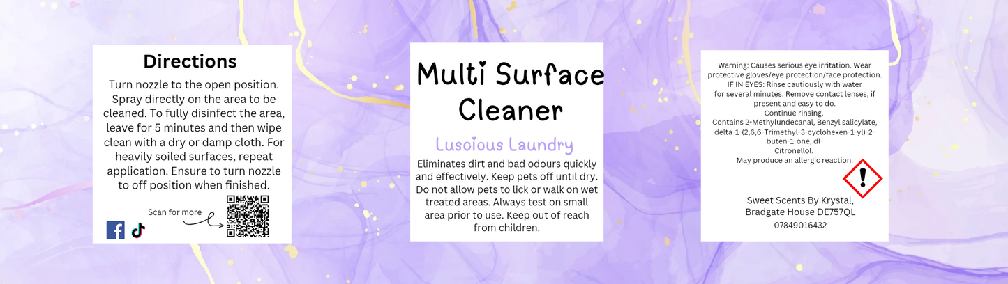 500ml Multi Surface Cleaner