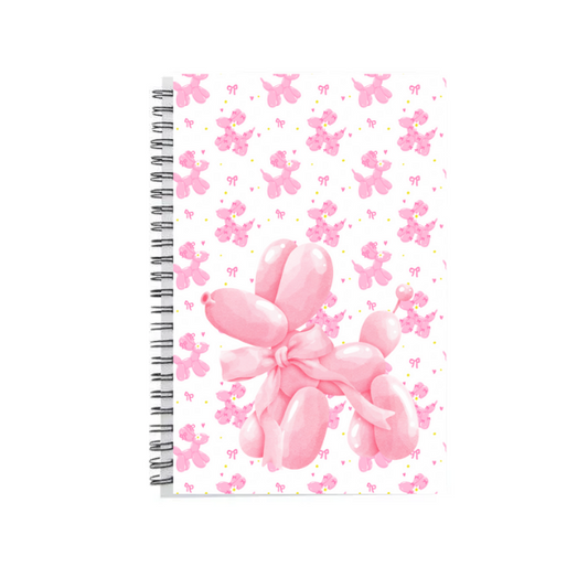A5 Notebook Big Balloon Dog