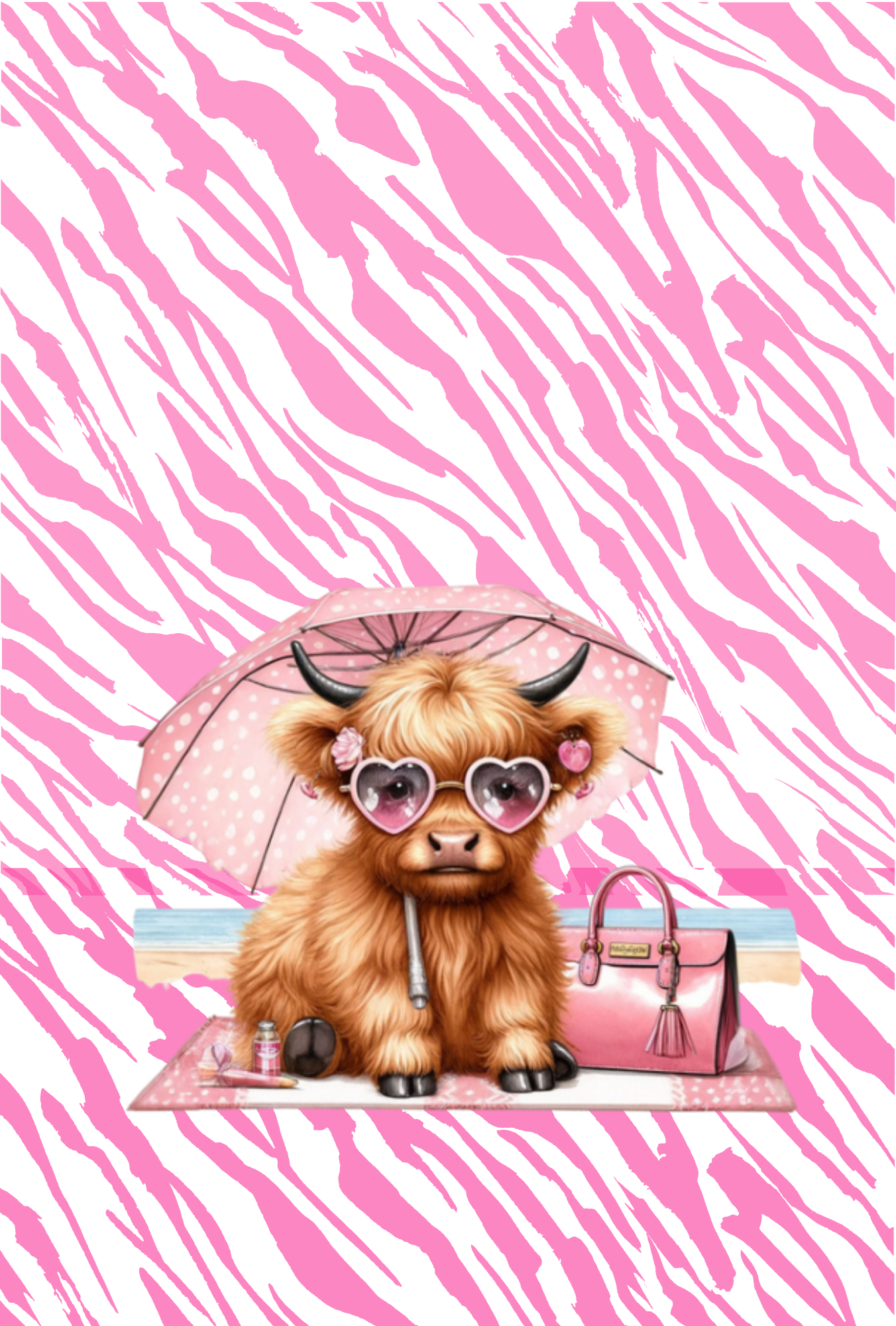 A5 Notebook Zebra Highland Cow