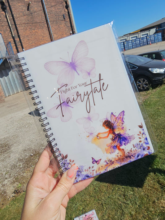 A5 Notebook Lined Paper Fight For Your Fairytale