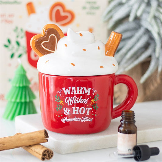 Hot Choc Mug Wax Burner + 5 Free Wax Melts
