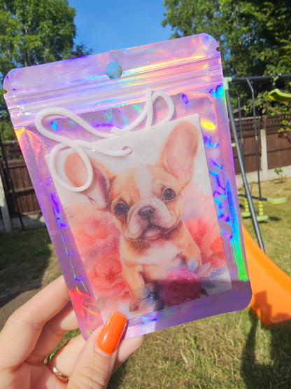 Rainbow Drops Car Air Freshener Pad Choose Your Design