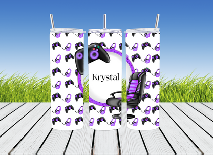 Gamer Personalised 20oz Stainless Steel Tumbler