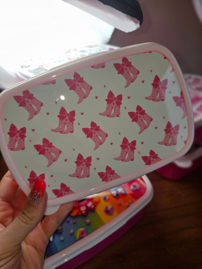 Pink Lunch Boxes