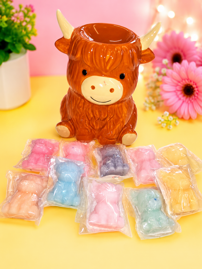 Highland Cow Burner Bundle 10 Highland cow wax melts