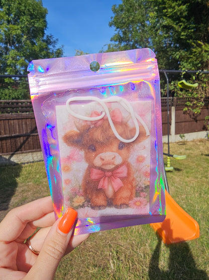 Rainbow Drops Car Air Freshener Pad Choose Your Design