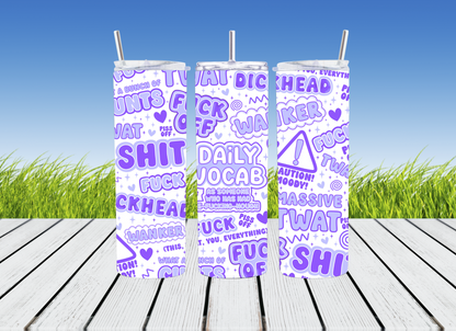 20oz Sweary Stainless Steel Tumblers