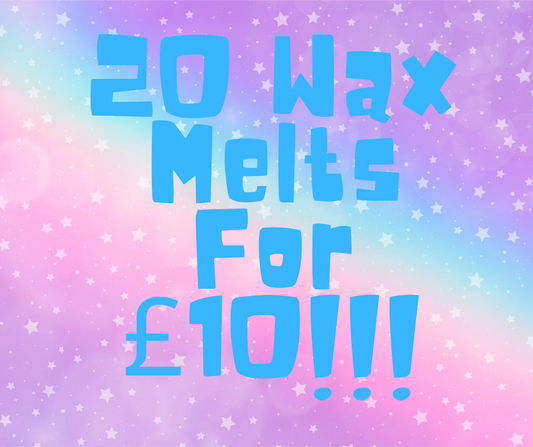 20 Wax Melt Waffle Shapes For £10