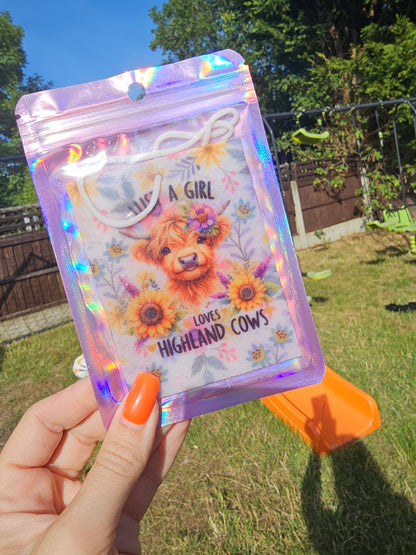 Rainbow Drops Car Air Freshener Pad Choose Your Design