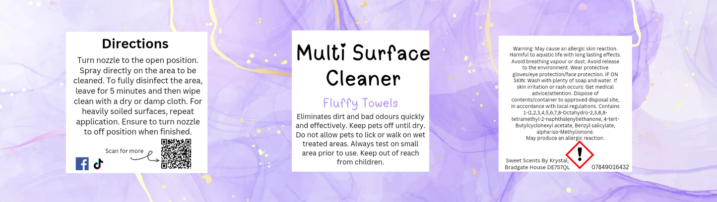 500ml Multi Surface Cleaner