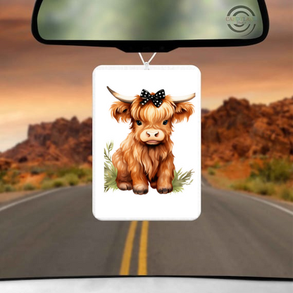Rainbow Drops Car Air Freshener Pad Choose Your Design