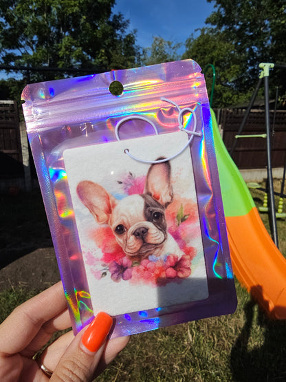Rainbow Drops Car Air Freshener Pad Choose Your Design