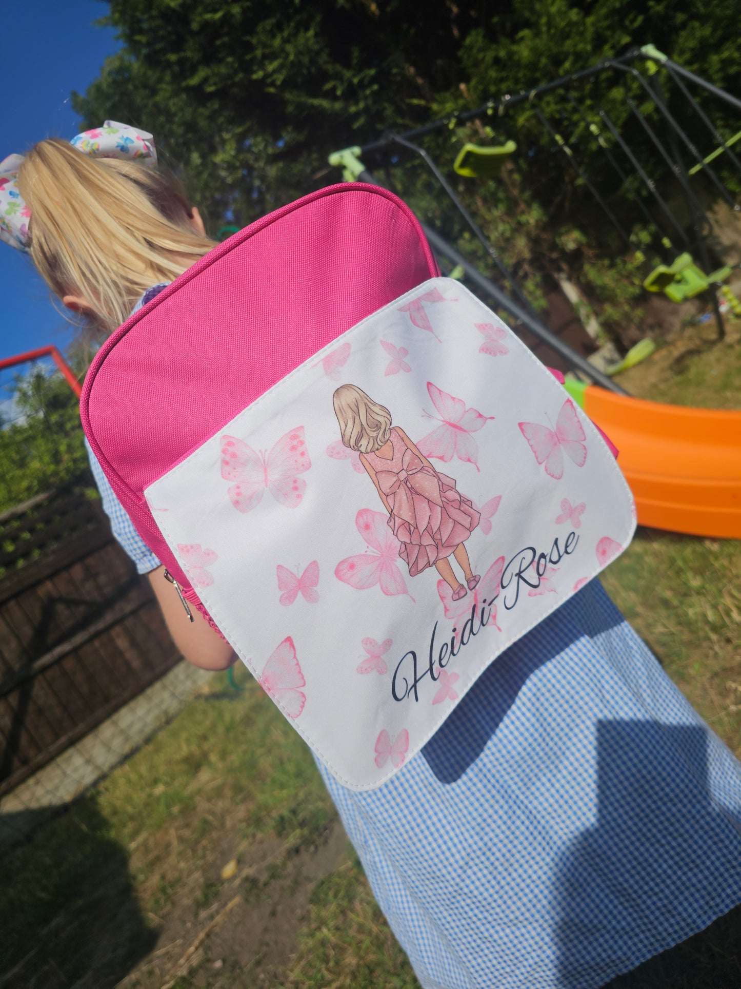 Girls Personalised Bag/Backpack
