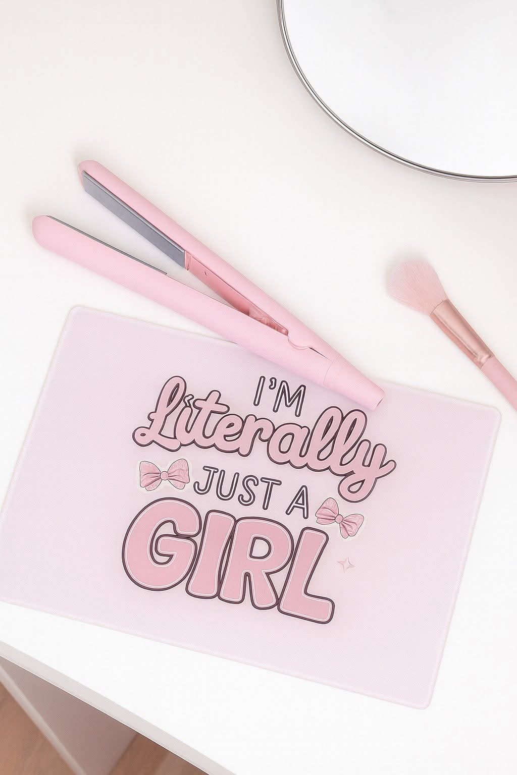 Hair Straighteners Rest glass board